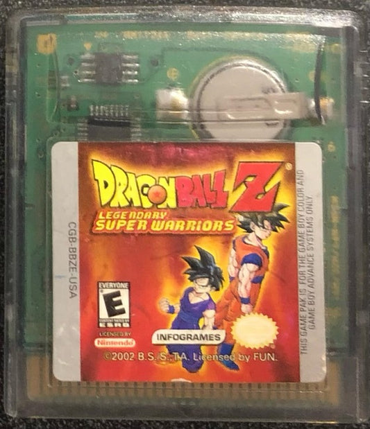 Dragonball Z Legendary Super Warriors Gameboy Color