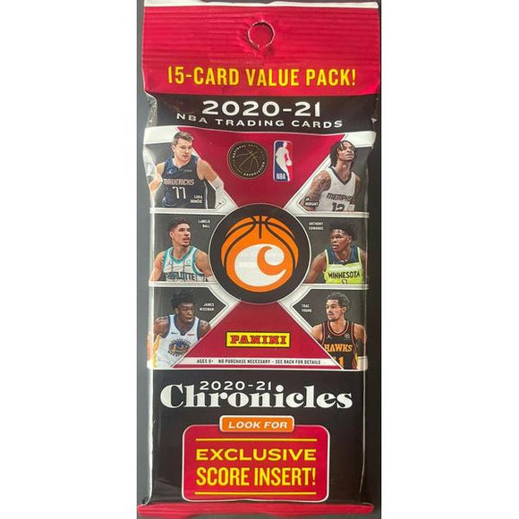 2020 - 2021 Panini Chronicles NBA Basketball Fat Pack - Gametraders Modbury Heights