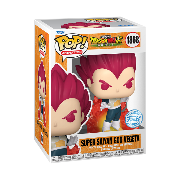 *Pre-order* Dragon Ball Super: Broly - Super Saiyan God Vegeta Pop! Vinyl (ETA March)