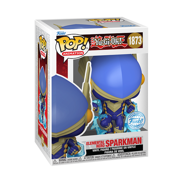 *Pre-order* YuGiOh - Elemental Hero Sparkman Pop! Vinyl (ETA January)