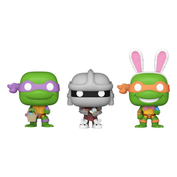 Teenage Mutant Ninja Turtles - Donatello, Shredder & Michelangelo Carrot Pocket Pop! Vinyl 3-Pack