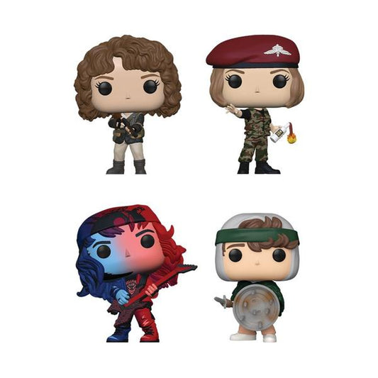 Stranger Things - Nancy, Robin, Eddie & Dustin US Exclusive Pop! Vinyl 4-Pack