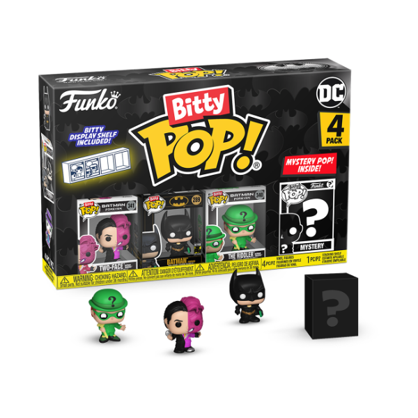 Batman: 85th Anniv. - Two Face Bitty Pop! Vinyl 4PK