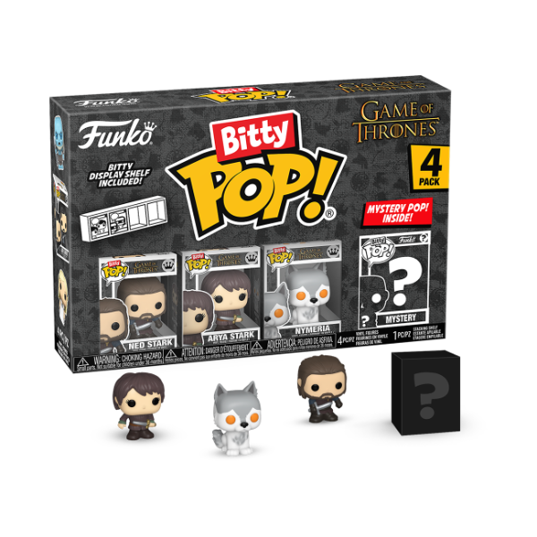 *Pre-order* Game of Thrones - Ned Stark Bitty Pop! Vinyl 4PK (ETA December)