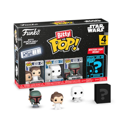 *Pre-order* Star Wars - Leia S2 Bitty Pop! Vinyl 4PK (ETA December)