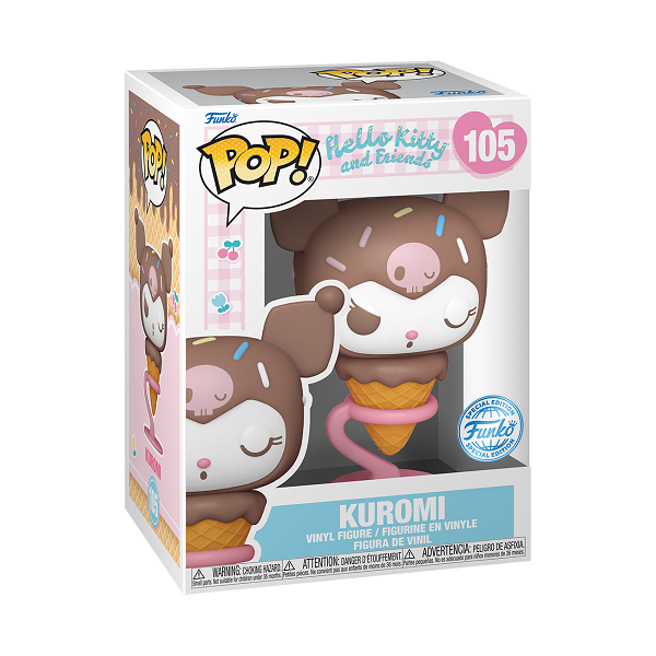 *Pre-order* Hello Kitty - Kuromi (Ice Cream Cone) Ex Pop! Vinyl (ETA February)