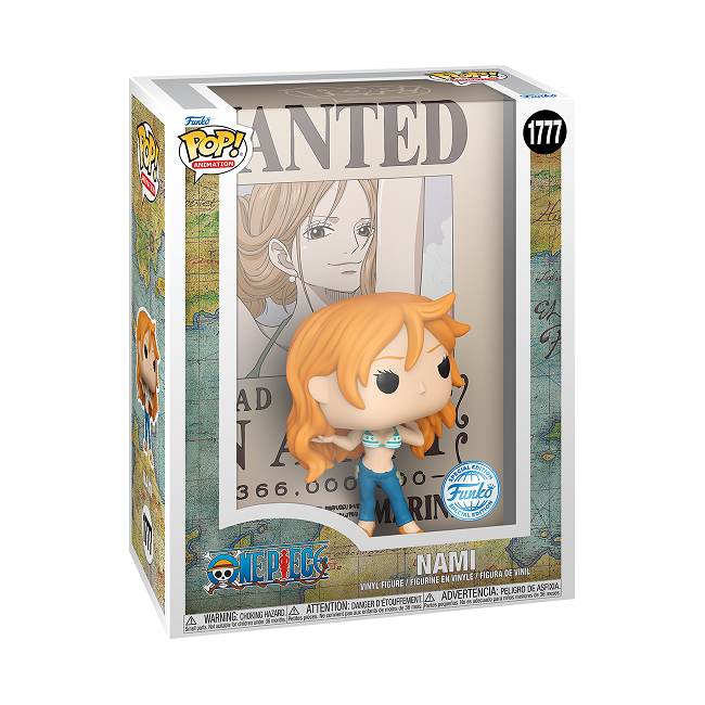 *Pre-order* One Piece - Nami Wanted Pop! Vinyl Cover (ETA February)