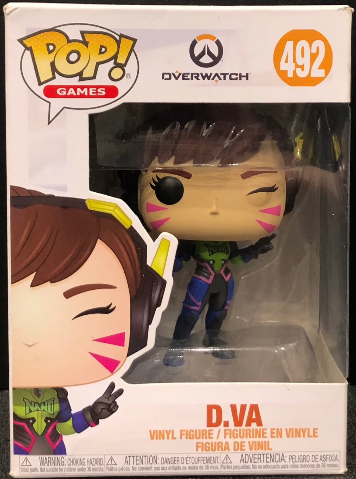 Overwatch - D.Va Nano Cola 492 Pop! Vinyl