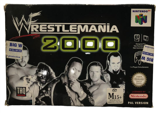 WWF Wrestlemania 2000 N64 Boxed