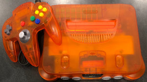 Nintendo 64 Funtastic Fire Orange Console