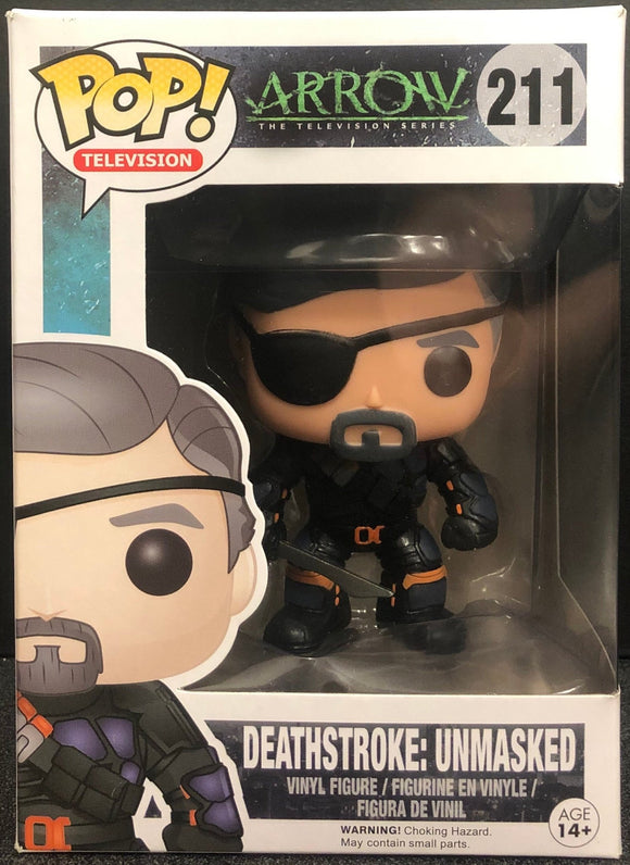 Arrow Deathstroke: Unmasked Pop! Vinyl - Gametraders Modbury Heights