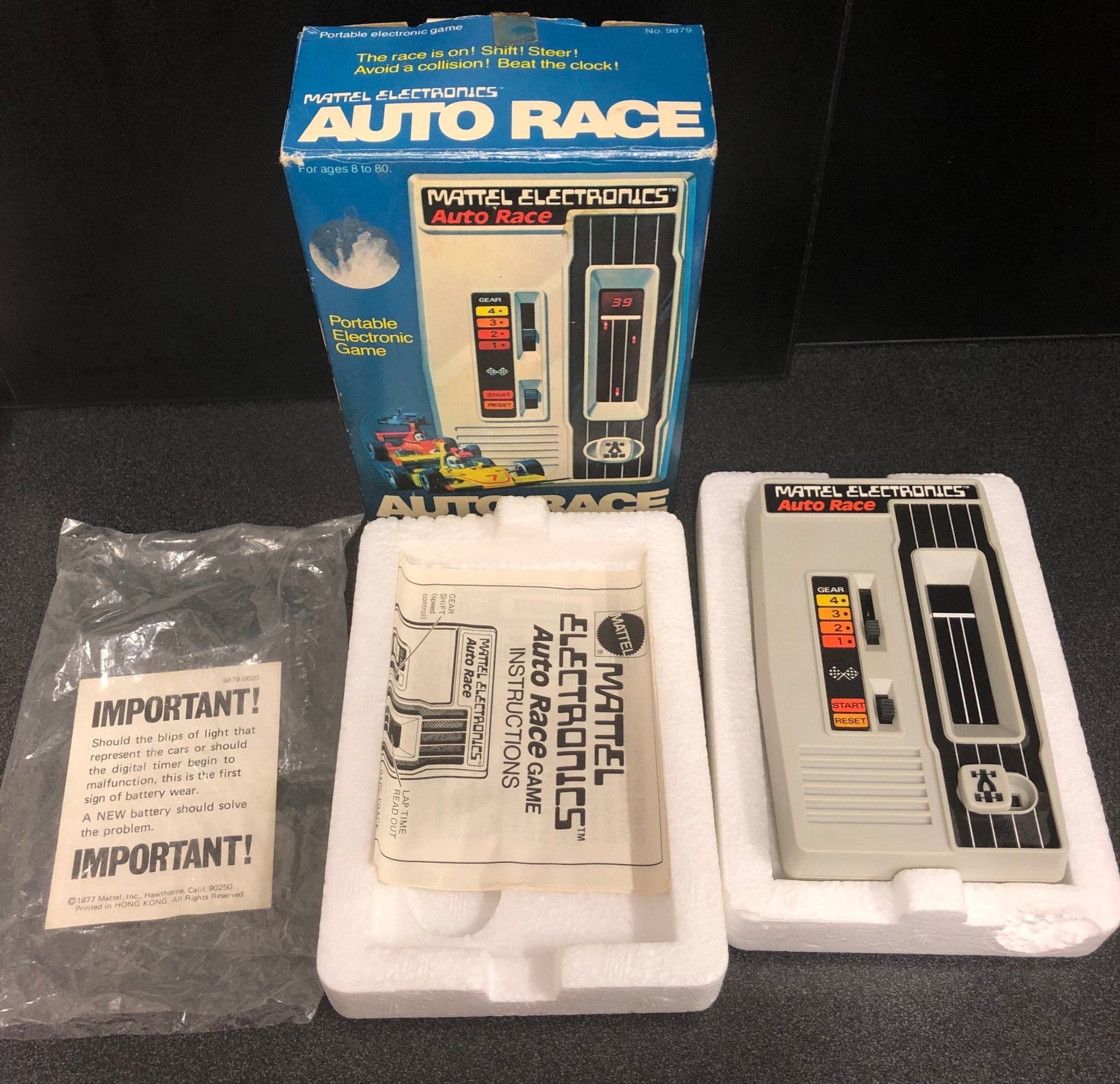 Auto Race Mattel Electronics Handheld Game 1976 - Gametraders Modbury Heights