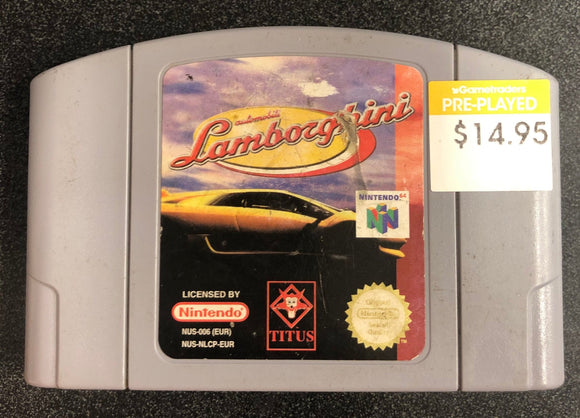 Automobili Lamborghini N64 Cartridge Only - Gametraders Modbury Heights