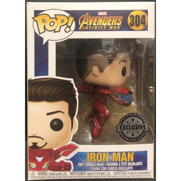 Avengers 3 Infinity War Iron Man Unmasked US Exclusive Pop! Vinyl - Gametraders Modbury Heights