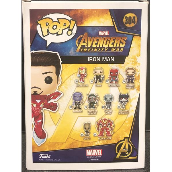 Avengers 3 Infinity War Iron Man Unmasked US Exclusive Pop! Vinyl - Gametraders Modbury Heights