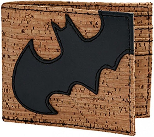 Batman Cork & Applique Bi - fold Wallet - Gametraders Modbury Heights