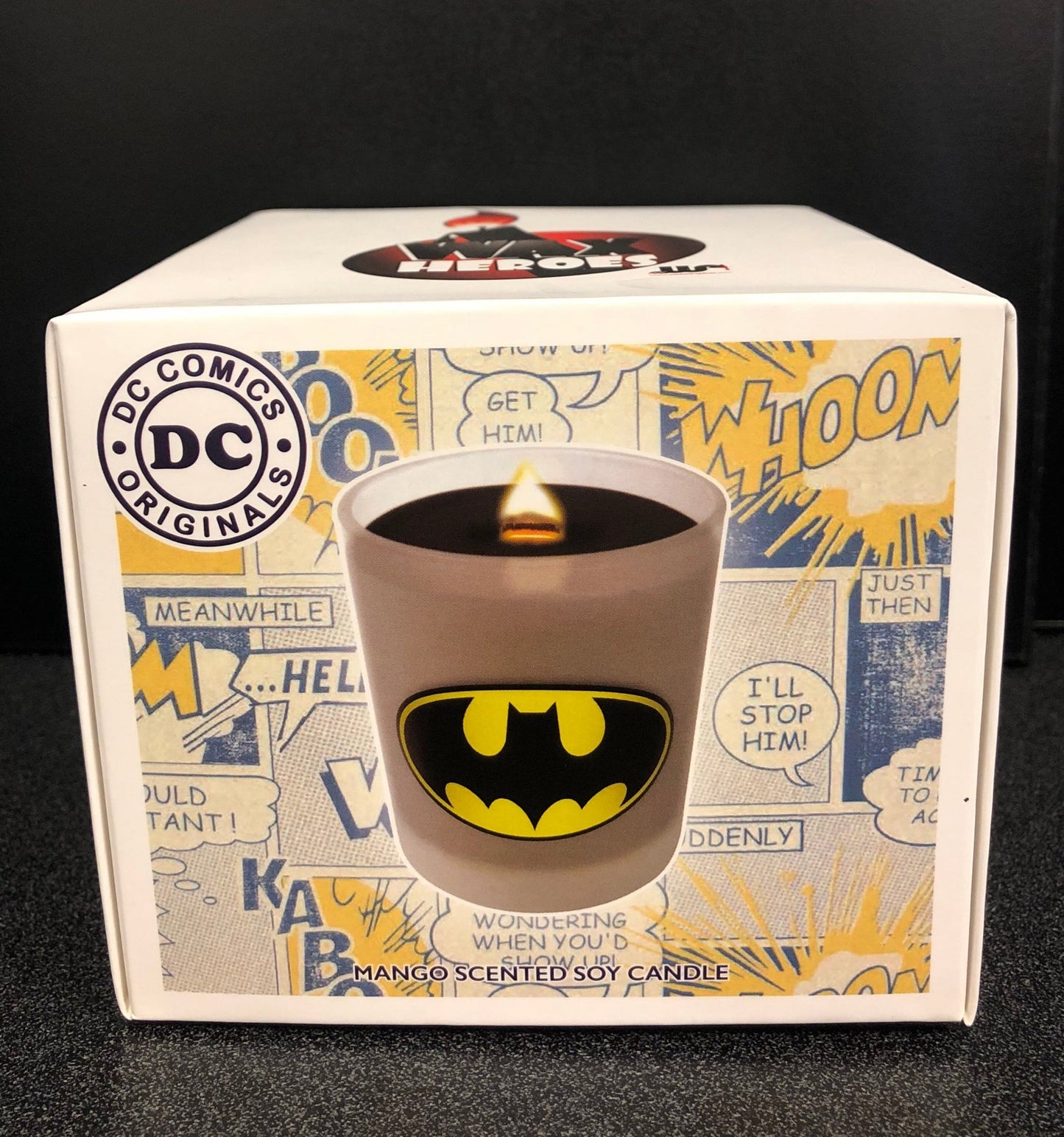 Batman DC Comics Mango Scented Soy Candle - Gametraders Modbury Heights