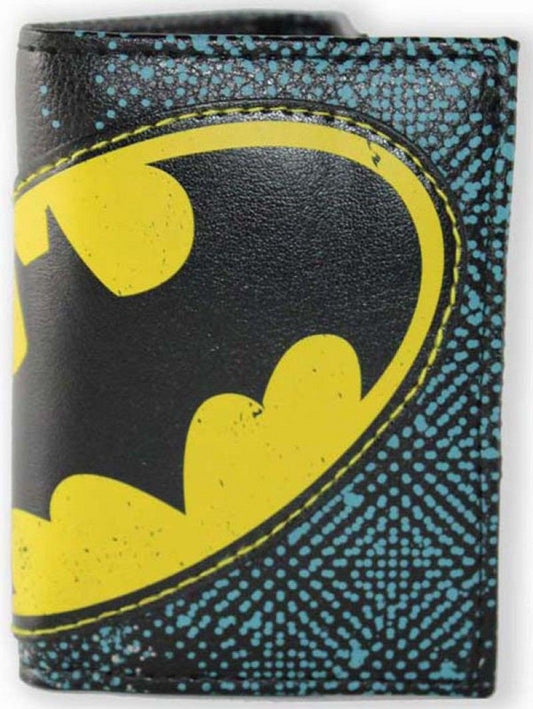 Batman Halftone Applique Tri - fold Wallet - Gametraders Modbury Heights