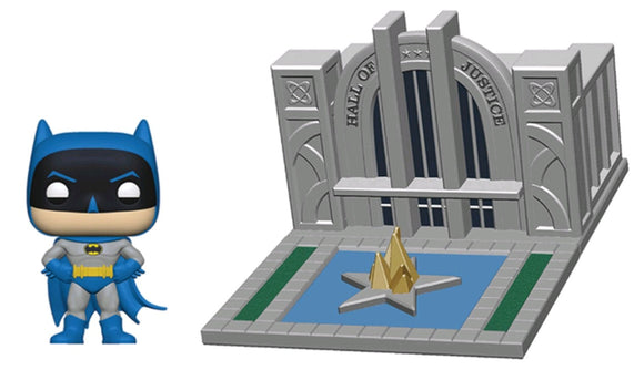 Batman with Hall of Justice 80th Anniversary Pop! Vinyl Town - Gametraders Modbury Heights