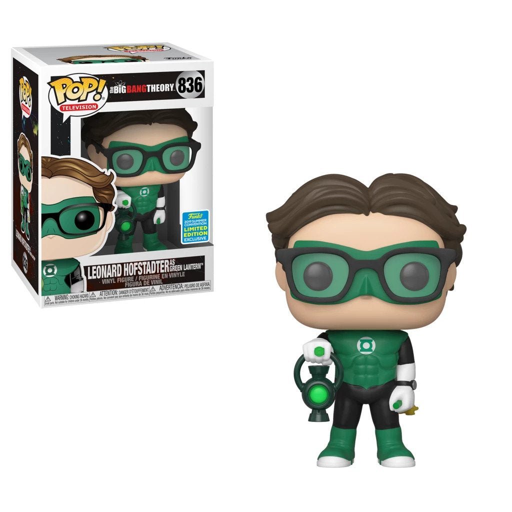 Big Bang Theory - Leonard Green Lantern Pop! Vinyl SD19 - Gametraders Modbury Heights