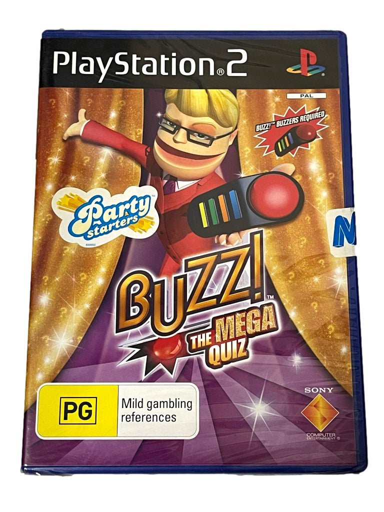 Buzz The Mega Quiz PS2 - Gametraders Modbury Heights