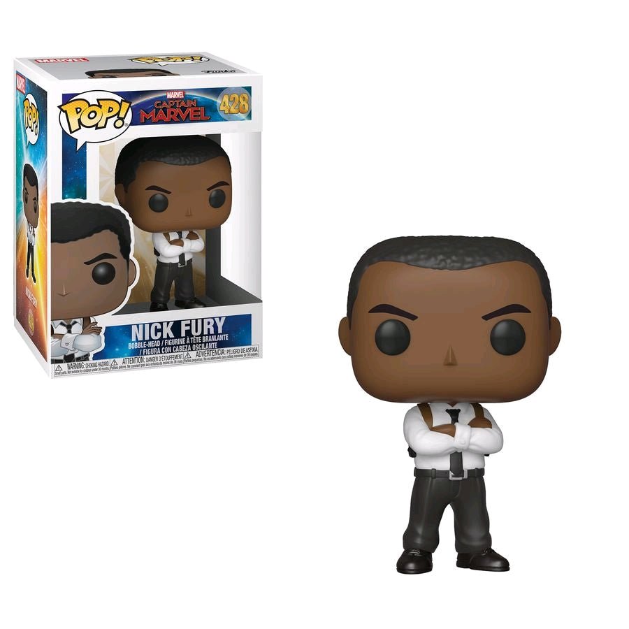 Captain Marvel - Nick Fury Pop! Vinyl - Gametraders Modbury Heights