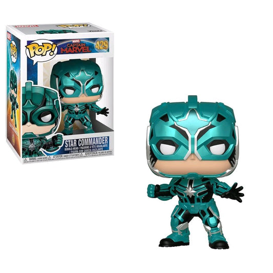 Captain Marvel - Star Commander Pop! Vinyl - Gametraders Modbury Heights