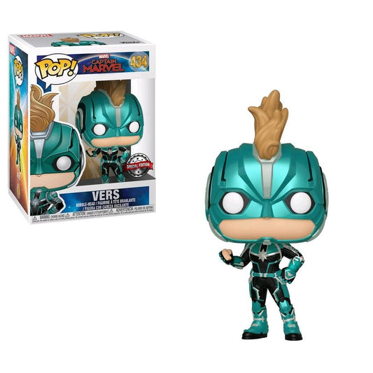 Captain Marvel - Vers Masked US Exclusive Pop! Vinyl - Gametraders Modbury Heights