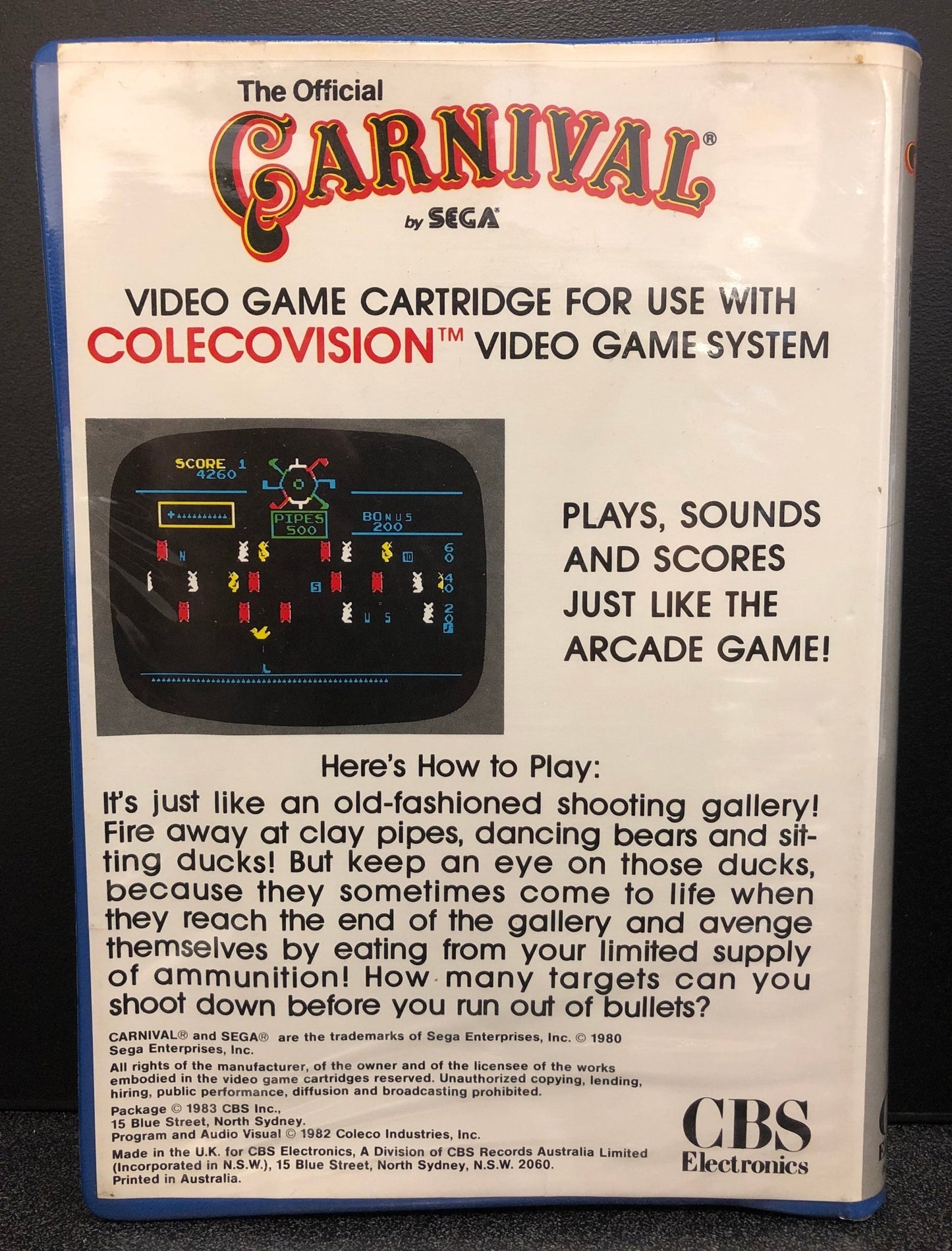 Carnival Colecovision - Gametraders Modbury Heights