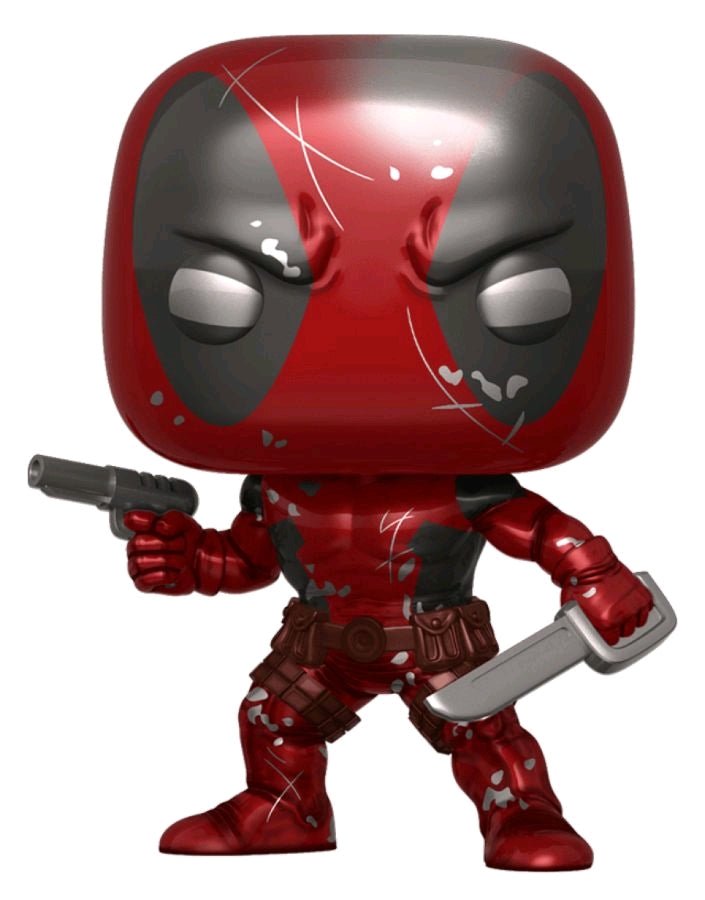 Deadpool - Deadpool 1st Appearance Metallic 80th Anniversary US Exclusive Pop! Vinyl - Gametraders Modbury Heights