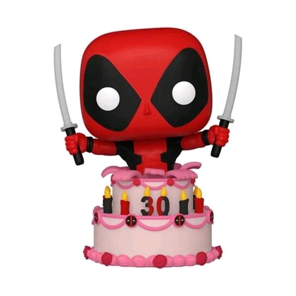 Deadpool - Deadpool in Cake 30th Anniversary Pop! Vinyl - Gametraders Modbury Heights