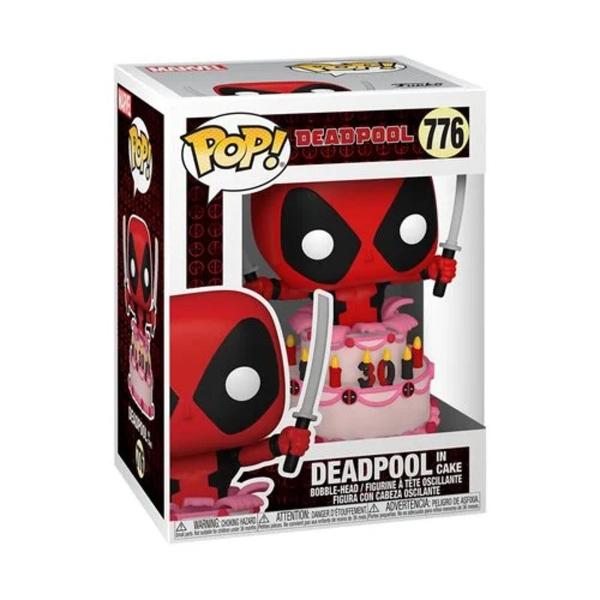 Deadpool - Deadpool in Cake 30th Anniversary Pop! Vinyl - Gametraders Modbury Heights