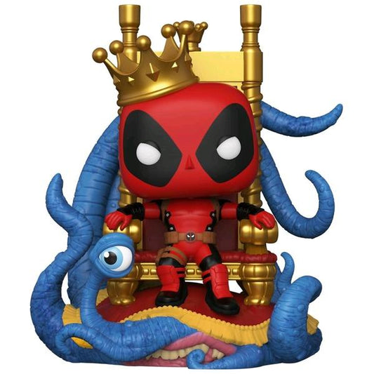 Deadpool - King Deadpool on Throne Metallic US Exclusive Pop! Vinyl Deluxe - Gametraders Modbury Heights