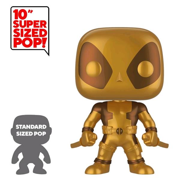 Deadpool - Two Swords Gold US Exclusive 10" Pop! Vinyl - Gametraders Modbury Heights