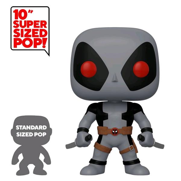 Deadpool - Two Swords Grey US Exclusive 10" Pop! Vinyl - Gametraders Modbury Heights