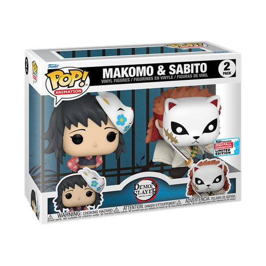 Demon Slayer - Sabito & Makomo Pop! Vinyl 2 - Pack NY23 - Gametraders Modbury Heights