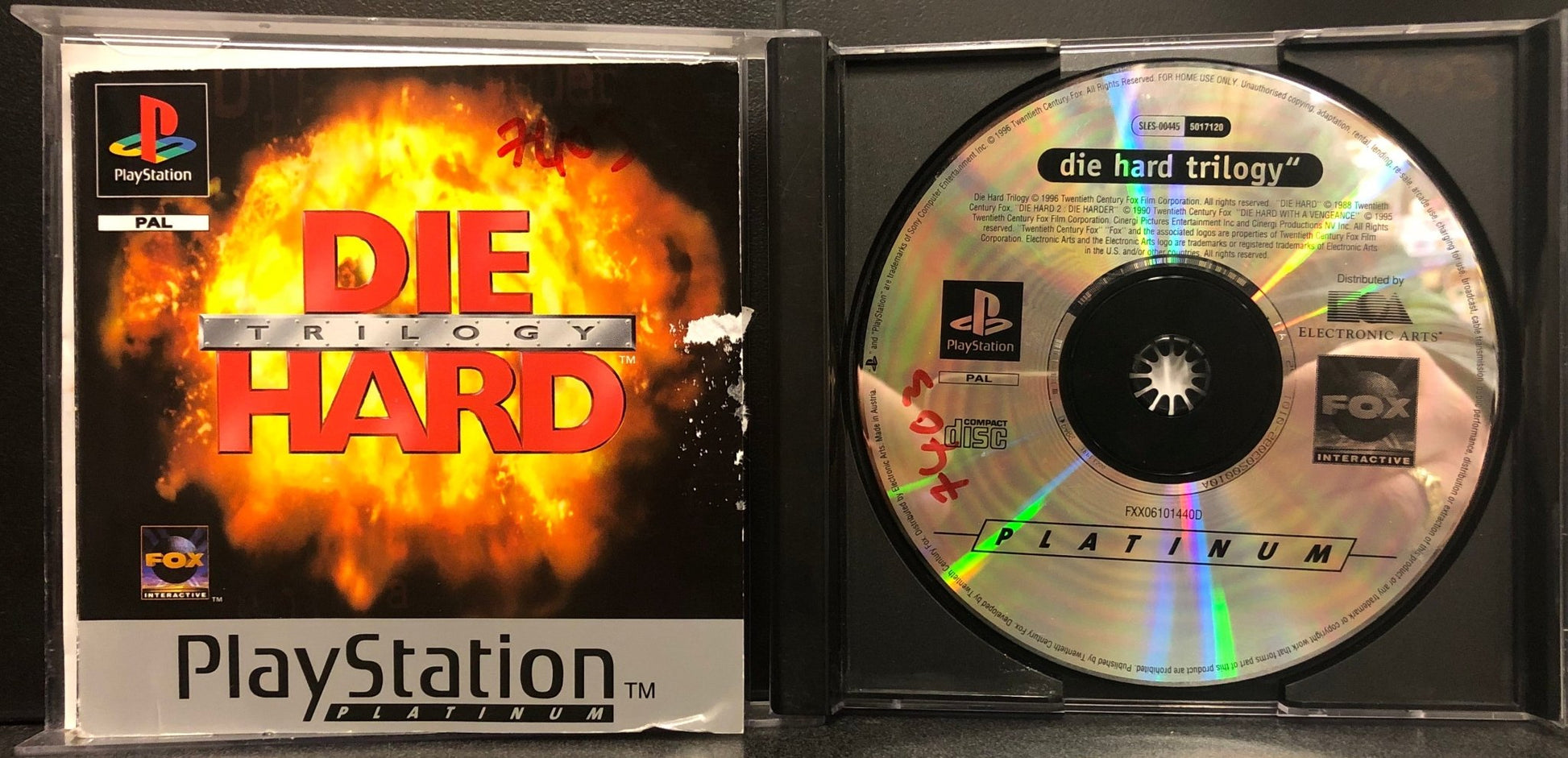 Die Hard Trilogy PS1 - Gametraders Modbury Heights