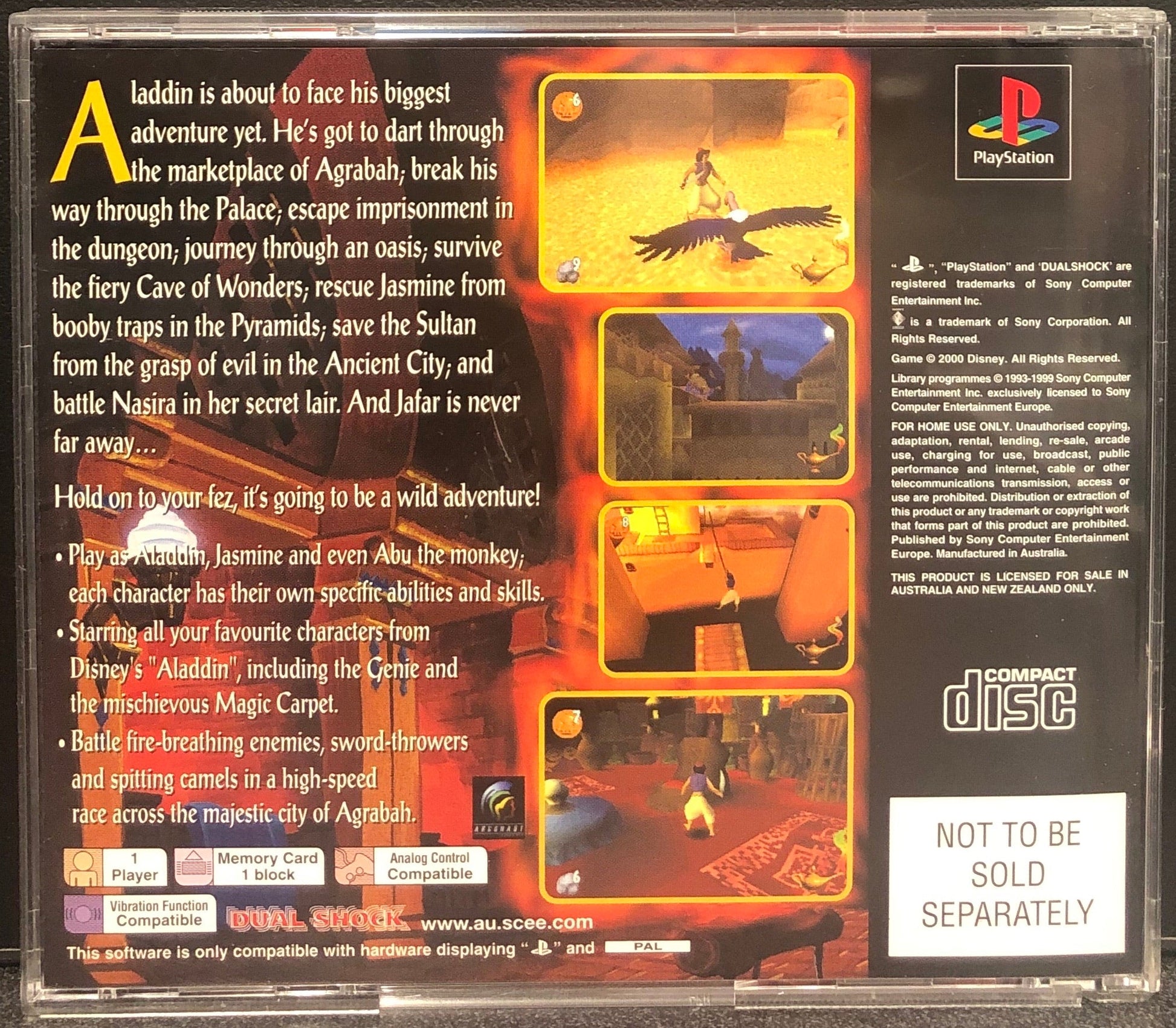 Disney's Aladdin In Nasira's Revenge PS1 - Gametraders Modbury Heights