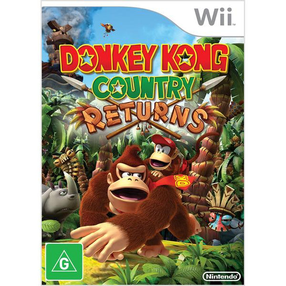 Donkey Kong Country Returns Wii (Pre - Played) - Gametraders Modbury Heights