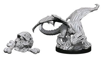 Dungeons & Dragons - Nolzur’s Marvelous Unpainted Minis: Black Dragon Wyrmling - Gametraders Modbury Heights