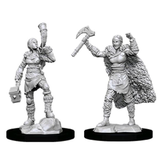 Dungeons & Dragons - Nolzur’s Marvelous Unpainted Minis: Female Human Barbarian - Gametraders Modbury Heights