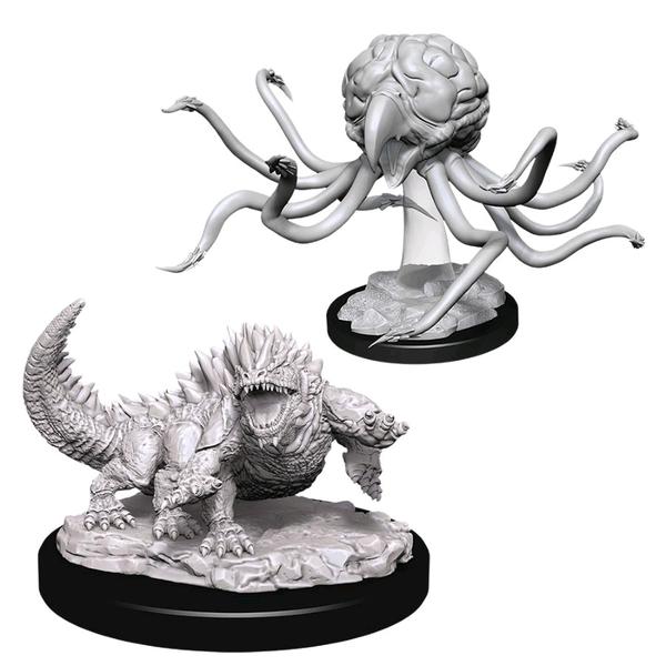 Dungeons & Dragons - Nolzur’s Marvelous Unpainted Minis: Grell & Basilisk - Gametraders Modbury Heights