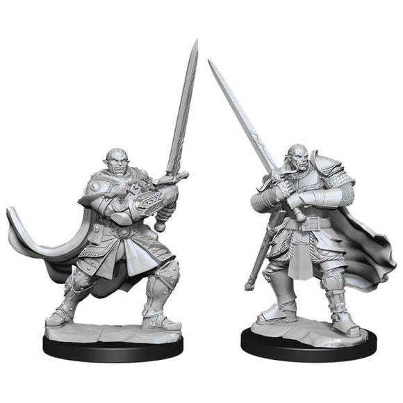 Dungeons & Dragons - Nolzur's Marvelous Unpainted Minis: Half - Orc Paladin Male - Gametraders Modbury Heights