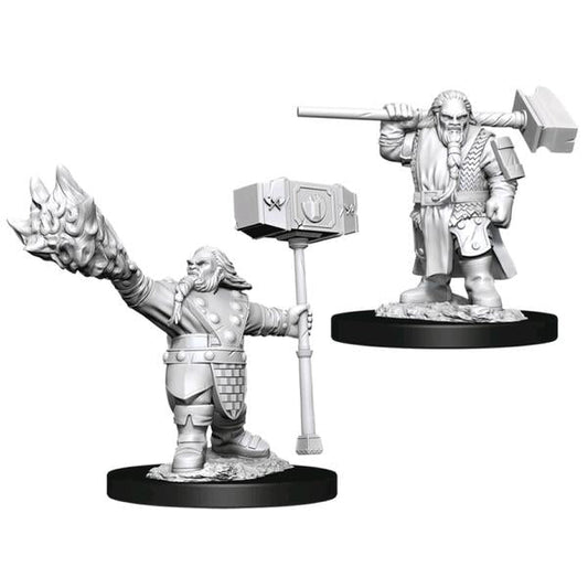 Dungeons & Dragons - Nolzur’s Marvelous Unpainted Minis: Male Dwarf Cleric - Gametraders Modbury Heights