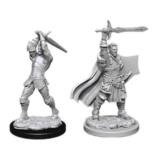 Dungeons & Dragons - Nolzur’s Marvelous Unpainted Minis: Male Human Paladin - Gametraders Modbury Heights