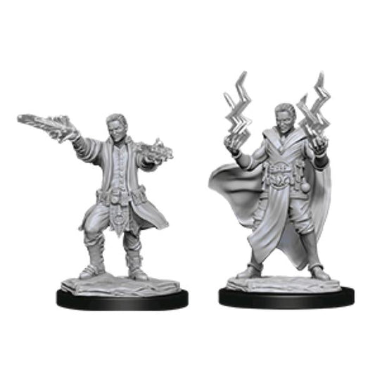 Dungeons & Dragons - Nolzur’s Marvelous Unpainted Minis: Male Human Sorcerer - Gametraders Modbury Heights