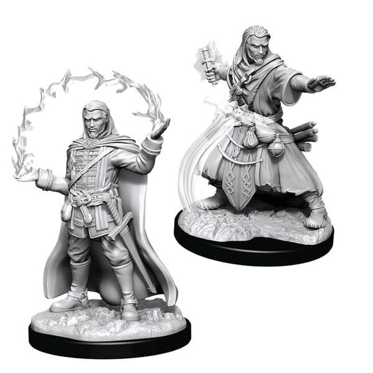 Dungeons & Dragons - Nolzur’s Marvelous Unpainted Minis: Male Human Wizard - Gametraders Modbury Heights