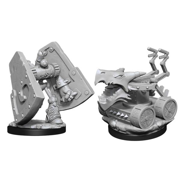 Dungeons & Dragons - Nolzur's Marvelous Unpainted Minis: Stone Defender & Oken Bolter - Gametraders Modbury Heights