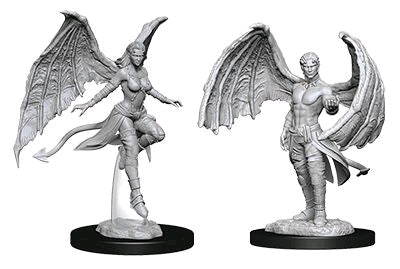 Dungeons & Dragons - Nolzur’s Marvelous Unpainted Minis: Succubus & Incubus - Gametraders Modbury Heights