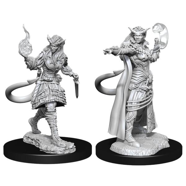 Dungeons & Dragons - Nolzur's Marvelous Unpainted Minis: Tiefling Sorcerer Female - Gametraders Modbury Heights